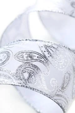 Silver Ribbon Stock Photos