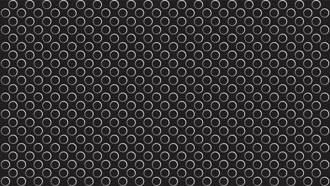 Silver ring pattern on black color background.  Stylish geometric circle te.. 스톡 일러스트