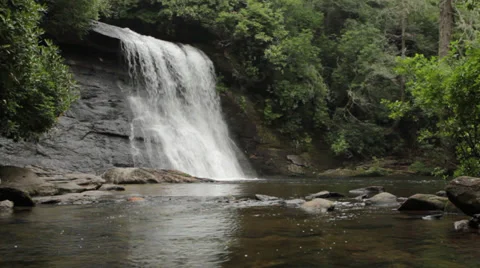 Silver Run Falls - Waterfall Stock Footage 36070596