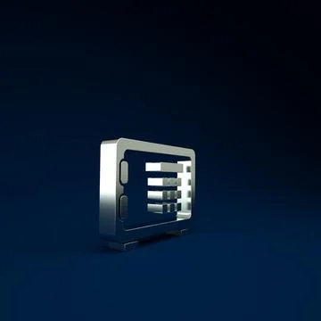 Silver Safe icon isolated on blue background. The door safe a bank vault with 스톡 일러스트