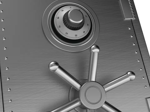 Silver safe イラスト素材