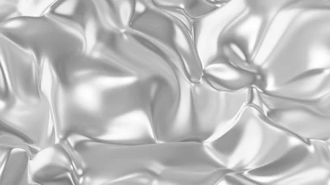 Silver Satin Drift Abstract Elegance in Motion Loop Animated Stock Footage 315764665