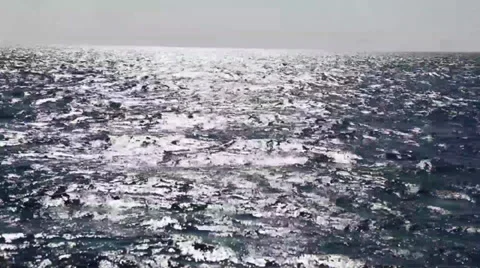 Silver sea Stock Footage 30450751