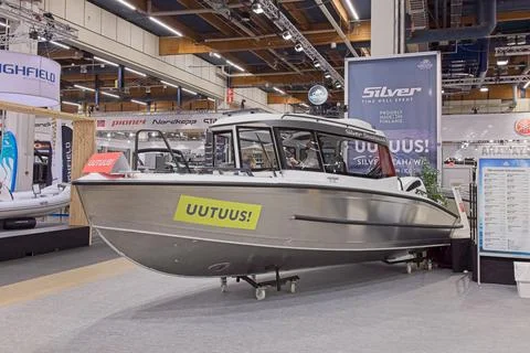 Silver Seahawk Cabin. Stock Photos