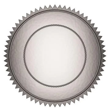 Silver seal Stock Illustration