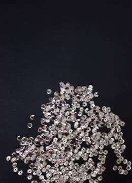Silver sequins background Stock Photos