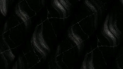 Silver Sheen Obsidian Stone Pillars with Mineral Deposits Stock Footage 337445598