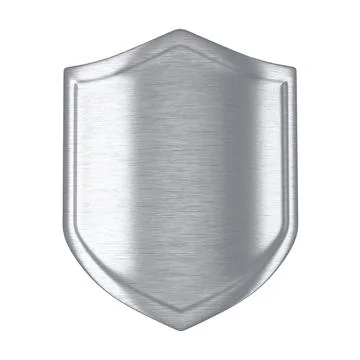 Silver shield Stock Illustration