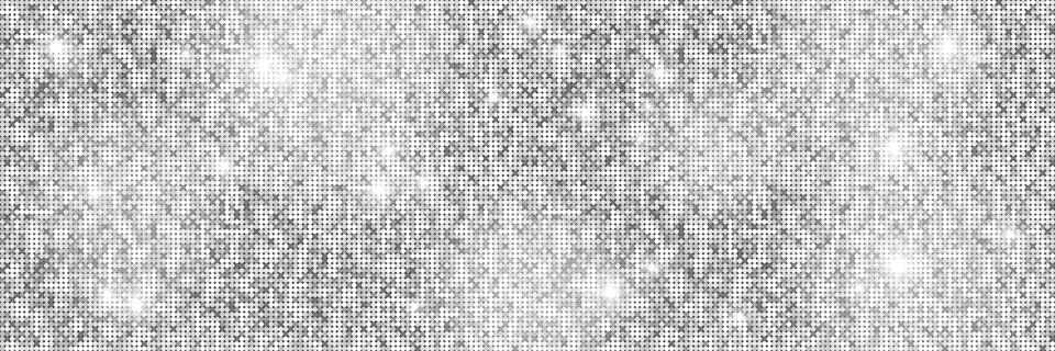 Silver shimmer background and sequin panel shine Illustrazione stock