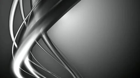 Silver shine cables Video stock 55443804