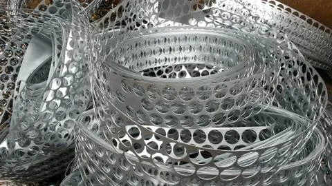 Silver shine metal Stock Photos