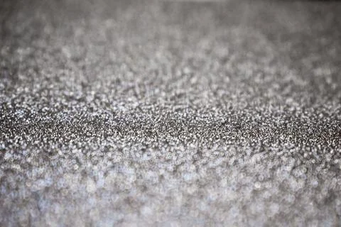 Silver shiny background. Selective focus. Stock Photos