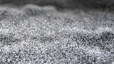 Silver Shiny flowing wave glitter seamless VJ loop abstract particle background Stock Footage 104036204