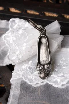 Silver Shoe Stock Photos