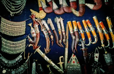 Silver shop Stock Photos