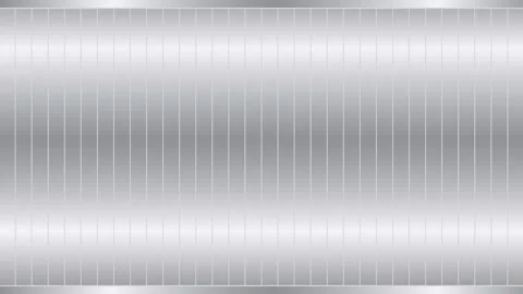 Silver shutter door open and close transition animation moving horizontally. Vídeos de archivo 323643424