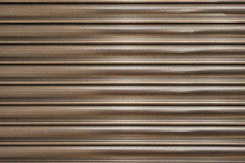 Silver shutters Stock Photos