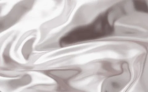 Silver silk background, 3d rendering. Illustrazione stock