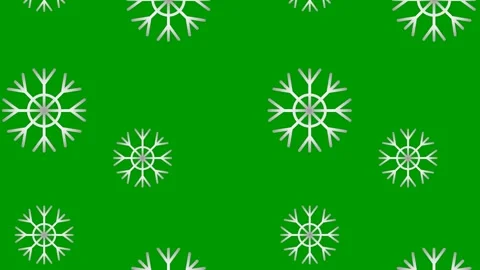 Silver snow big green Stock Footage 250973469