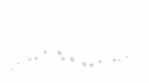 Silver snow wave white Stock Footage 208685423