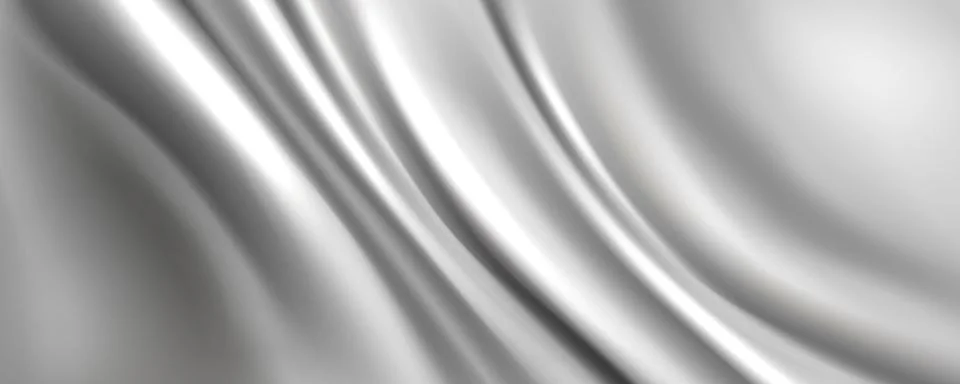 Silver soft silk wave texture abstract background Stock Illustration