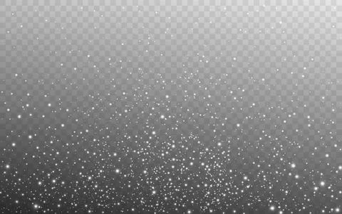 Silver sparkle background. White glitter design. Bright Christmas particles Stock-Illustration
