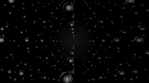 Silver Spheres Loop Stock Footage 80785149