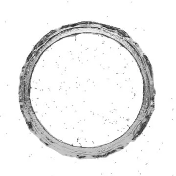 Silver splash radial 3d rendering 3d illustration Stock Illustration