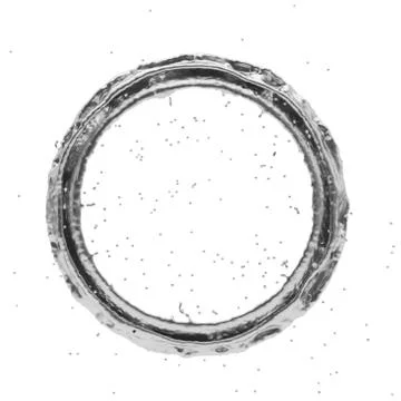 Silver splash radial 3d rendering 3d illustration Stock Illustration