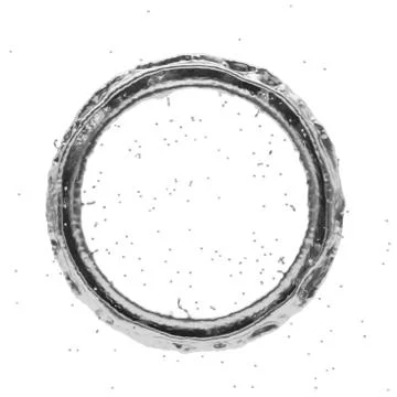 Silver splash radial 3d rendering 3d illustration Stock Illustration