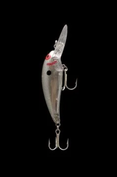 Silver spoon-bait Stock Photos