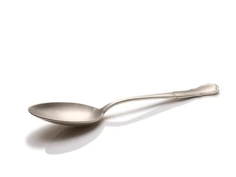 Silver spoon Stock Photos