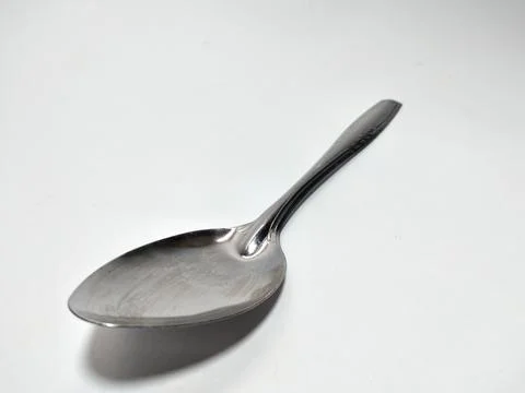 Silver spoon Stock Photos