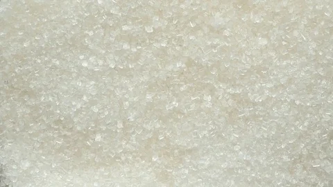 Silver spoon scoops up sugar. Stock Footage 70521949