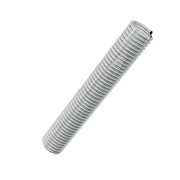 Silver Spring Coil. 3D Render. Isolated On White Background. 스톡 일러스트