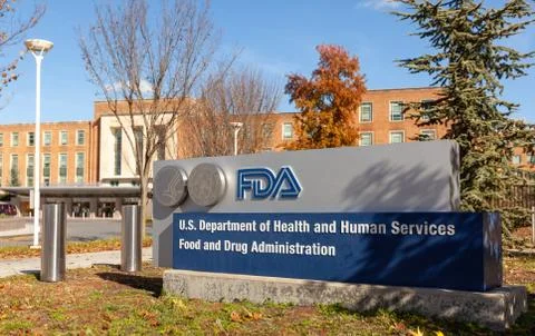 Silver Spring, MD, USA 11/10/2020:  US Food and Drug Administration (FDA) Stock Photos