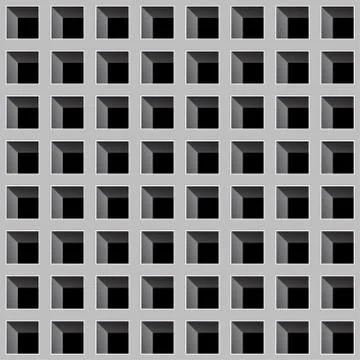 Silver square mesh in a seamless pattern Stock Illustration