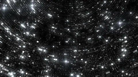 Silver Squares background 動画素材 102420129