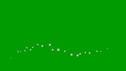 Silver star wave green Stock Footage 210403797