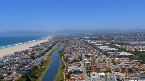 Silver Strand Canal Stock Footage 99522529