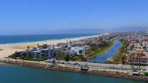 Silver Strand Lagoon Stock Footage 99522608