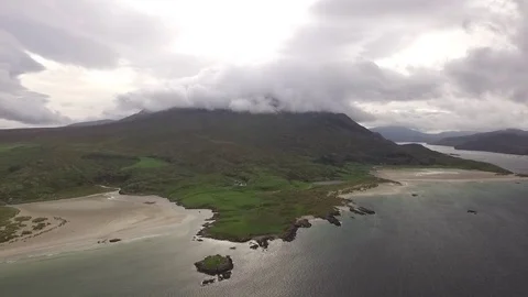 Silver Strand, Louisburgh, Co Mayo 2 Stock Footage