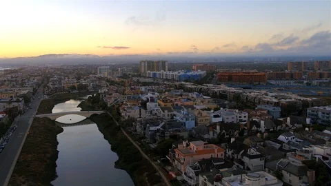 Silver Strand Sunset Stock Footage 99522076