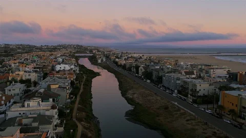 Silver Strand Twilight Stock Footage 99521722