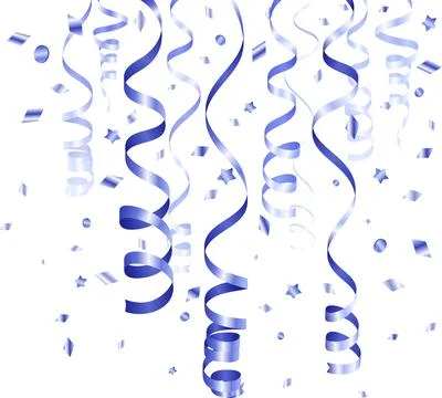 Silver Streamer Stock-Illustration