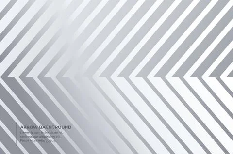 Silver stripe background. Abstract arrow design. Modern stripe design. Stock Illustration