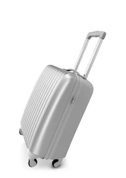 Silver suitcase Stock Illustration
