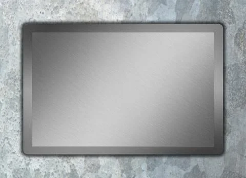 Silver surface Foto stock