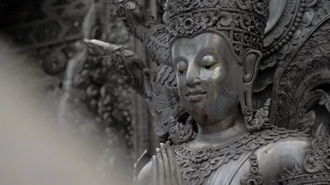 Silver Temple Thailand Video stock 120664883