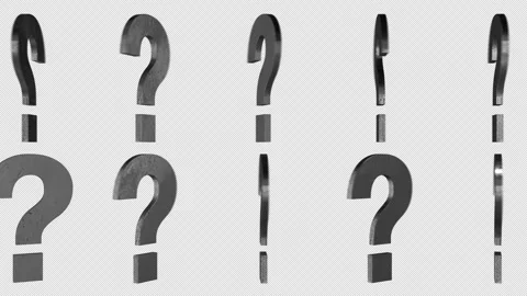 Silver Texture For Animated Question Marks Stock Footage 272451484